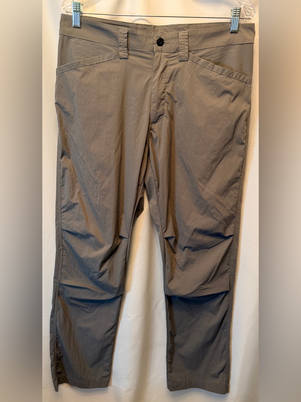 GORUCK Men’s 34x30 Simple Pants Gray ToughDry Nylon Stretch Hiking Quick Dry